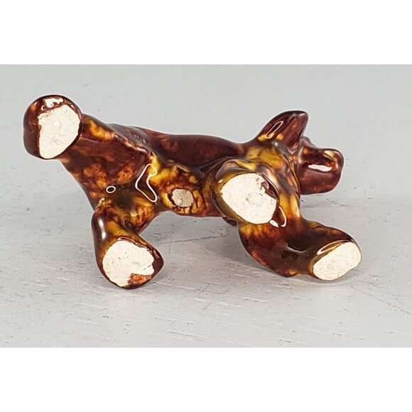 Hagen Renaker Copy? Test Color? Cocker Spaniel Dog Walking Red Orange - Picture 6 of 6